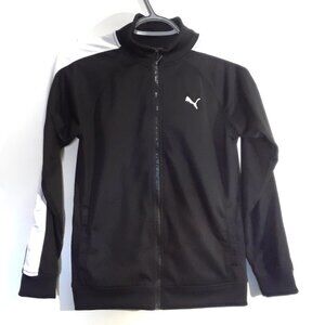 Puma Black and White Track Jacket Youth Size